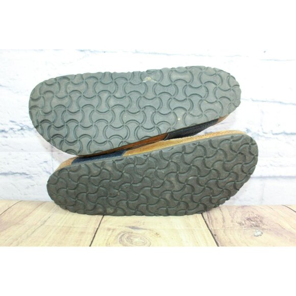 Birkenstock Gizeh Blue Leather T Strap Slip-on Thong Sandals Size 40 US 9 - Picture 9 of 9